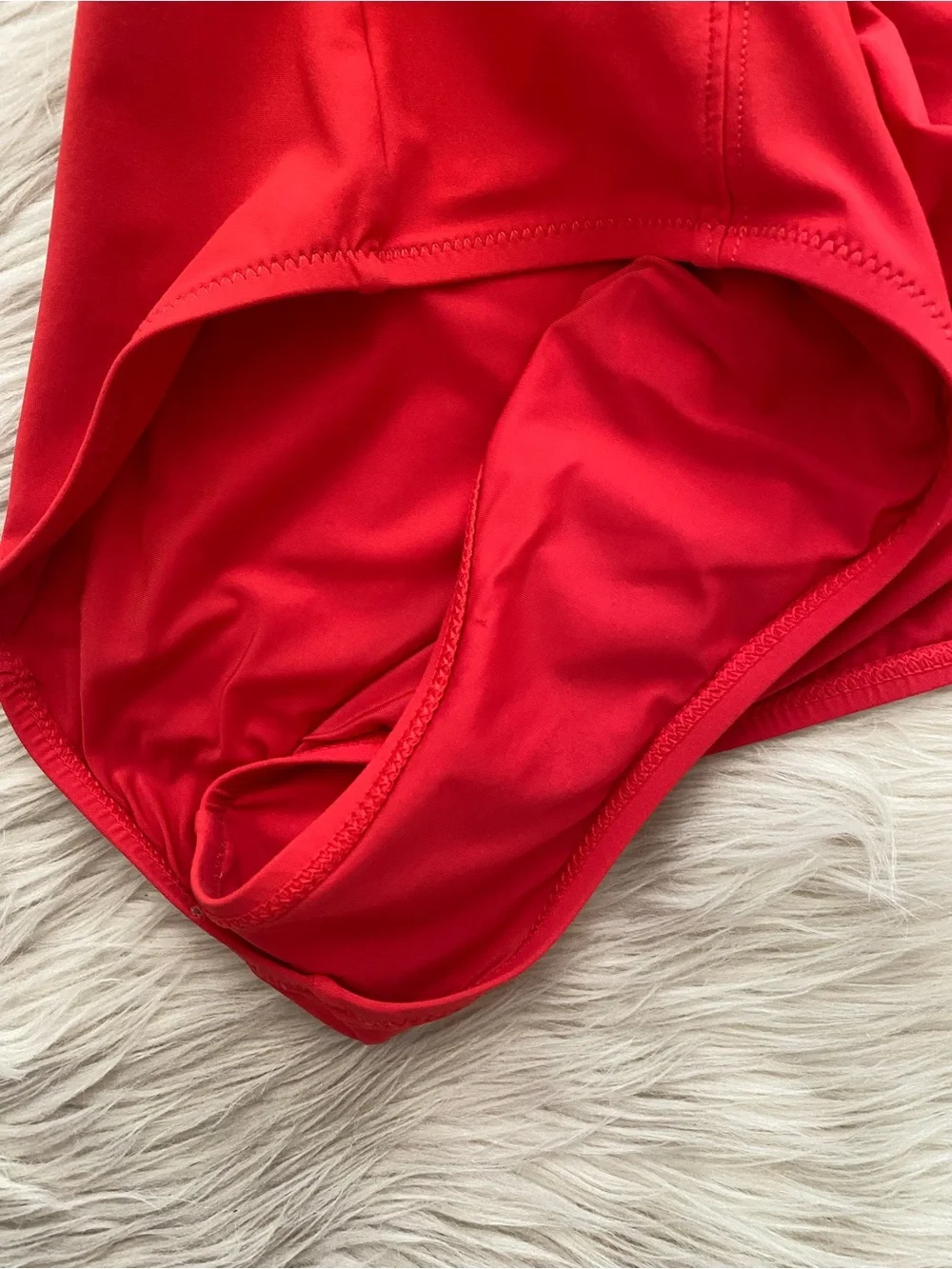 Tory Burch Lipsi Solid One Piece Swimsuit Poppy Red Bustier Underwire Tropical S